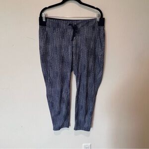 Athleta Women’s Blue Drawstring Pull On Casual Pants Size Large Errands Travel
